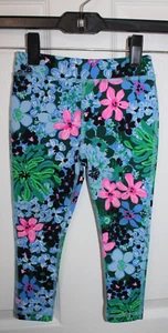 Lilly Pulitzer Toddler Girls Luxletic Leggings FLORAL X-Small (2-3) - Picture 1 of 4