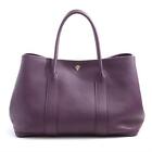 HERMES Negonda Garden Party PM Tote Bag P Cassis Purple #056