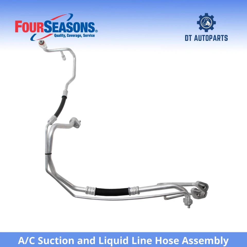 For 2013-2019 Ford Explorer A/C Suction and Liquid Line Hose Assembly 4 Seasons - Image 1 of 3