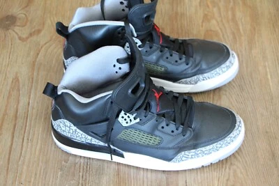 Nike Air Jordan Spizike OG Negro Cemento Gris Blanco Rojo 3 4 5 X 315371-034 Talla 13 Foto 1 de 4