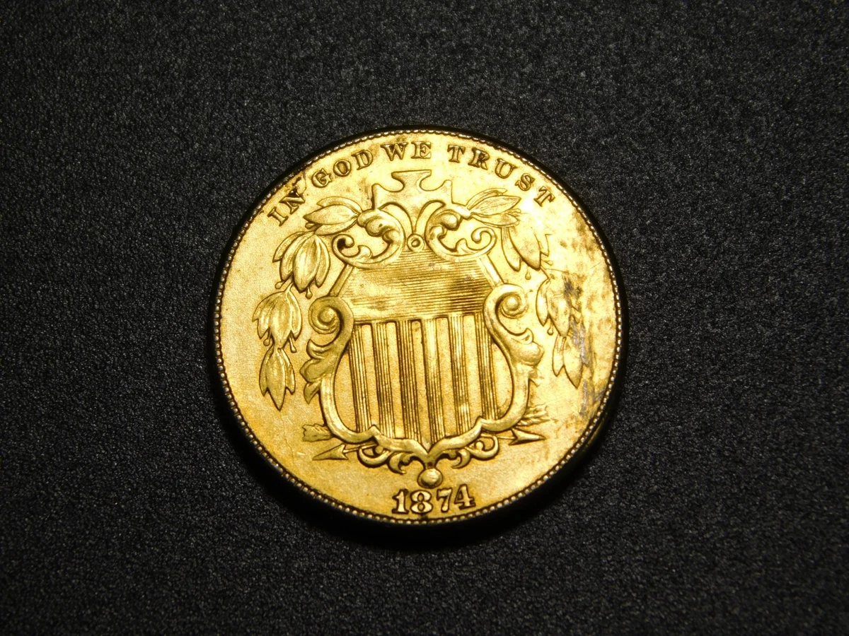 1874 Year US Shield Nickels (1866-1883) for sale | eBay