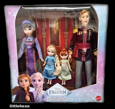 Disney Frozen Eiskönigin Set Königliche Familie mit Anna und Elsa Mattel NEU/OVP - Bild 1 von 4