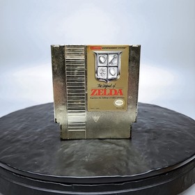 The Legend of Zelda Nintendo NES Gold Cartridge Authentic NES-ZL-USA REV-A