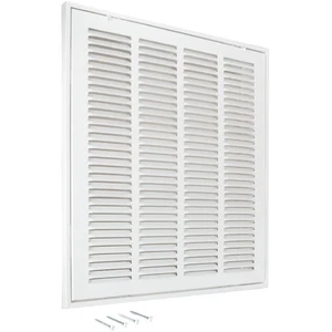 EZ-FLO 16 x 16 Inch Duct Opening Return Air Vent Cover for Wall or Ceiling, S... - Picture 1 of 6