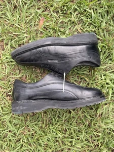 Mephisto Herren Schwarz Leder Schuhe US 8 EUR 7,5 Goodyear Welt NEU Stoßdämpfend - Bild 1 von 7