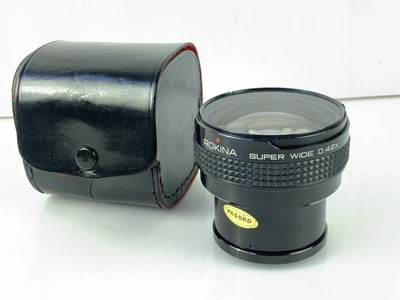 Rokina Super Wide 0.42x Adapter Lens 49mm Mount + Case Made in Japan - Image 1 of 4