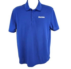 Camisa Polo de Trabajo Azul Sujetador Grande 21-1/4" Pecho 27-1/2" Largo - Imagen 1 de 4