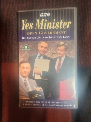 Yes, Minister: Open Government VHS containing four Episodes  - Image 1 of 4