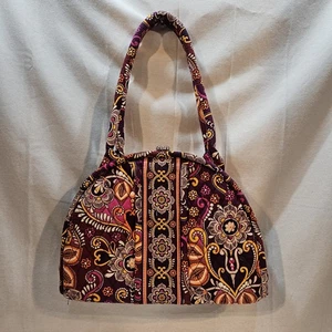 Vera Bradley Eloise Kisslock Purse Handbag Safari Sunset  Retired - Picture 1 of 15