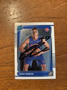 LUKA GARZA OPTIC ROOKIE AUTO DETROIT PISTONS! TWOLVES IOWA HAWKEYE! RARE BIG 10! - Picture 1 of 1