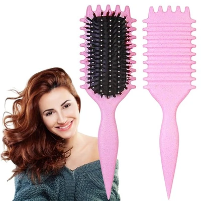 Curl Defining Brush, 1 PCS Curly Hair Brush, Brush for Curly Hair, for Combing a - Image 1 of 4