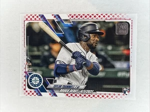 2021 Topps Update Debut Independence Day /76 Taylor Trammell #US277 Rookie RC - Picture 1 of 3