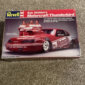 Vintage Revell Bob Glidden "Motorcraft" 1987 Ford Thunderbird 1:24 New Open Box - Picture 1 of 8