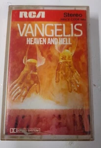 VANGELIS - HEAVEN AND HELL - CASSETTE TAPE - 1975 - ON RCA RECORDS - VERY GOOD - Picture 1 of 2