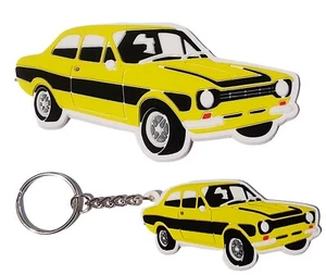 Llavero de acompañante MK1 amarillo y negro + imán de nevera paquete doble - Imagen 1 de 1