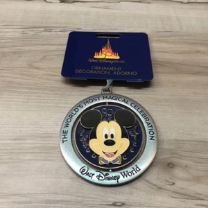 Vintage Walt Disney World 50th Anniversary Celebration Ornament / New With Tags - Picture 1 of 5