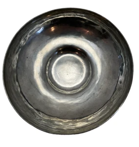 Vintage Pewter Bowl by Riverwood Pewter Dillsboro NC 1980 - Picture 1 of 6