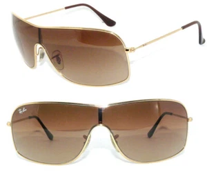 Gafas de sol Ray Ban DORADO MARRÓN RB 3341 001 SHILD 3221 GAFAS 8057 ALAS 3321 - Imagen 1 de 6