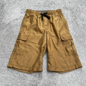 Dockers Cargo Water Shorts Boys Kids Medium Brown Elastic Waist Casual Swimwear - Picture 1 of 13