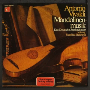 SIEGFRIED BEHREND: vivaldi: manolinenmusik BASF 12" LP 33 RPM - Picture 1 of 2