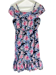 Mädchen Gymboree Maxi Frühling Blumen Kleid Größe 12 - Bild 1 von 6