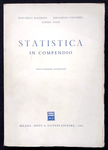 STATISTICA IN COMPENDIO Marcello Boldrini Giuffrè 1962 - Bild 1 von 2