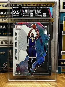 2019-20 Status Anthony Davis Upper Echelon SP HGA 9.5 GEM MINT LAKERS - Picture 1 of 2