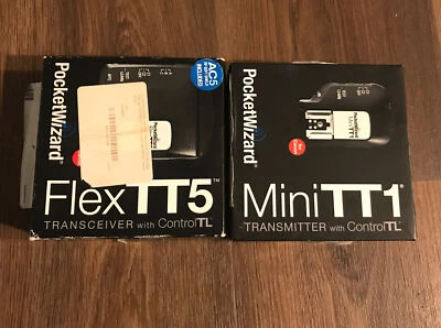 PocketWizard Flex Transceiver TT5 Bundle W/mini TT1 Transmitter for Canon DSLR - Image 1 of 4