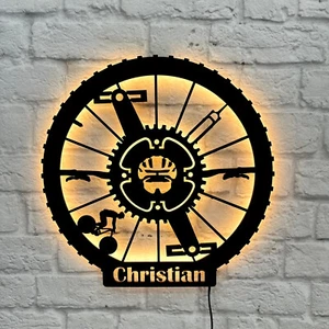 personalisiertes Geschenk für Radfahrer Mountainbike Fahrradliebhaber Rennrad - Picture 1 of 3