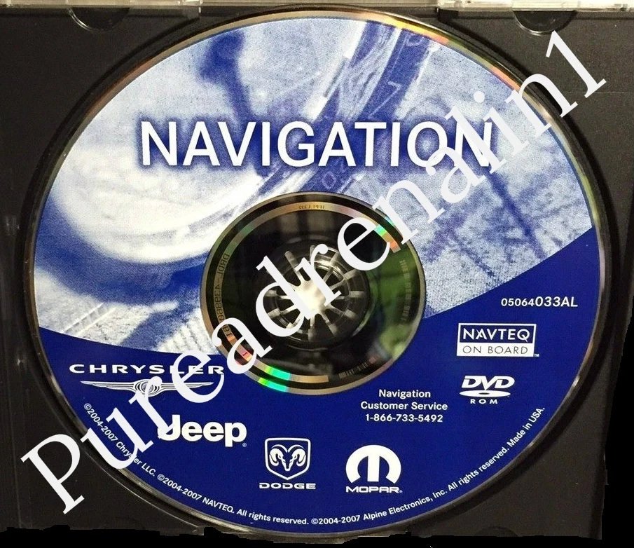 04 2005 Chrysler Town Country Pacifica Touring navegación disco CD DVD actualización Foto 1 de 1