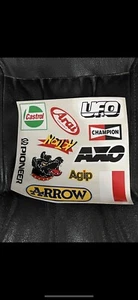 FOGLIO ADESIVI VINTAGE ANNI 80 ANNI 90 moto auto - Foto 1 di 1