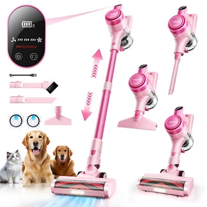 3 in1 Akku Staubsauger 300W Staubsauger Kabellos für Tierhaare Teppich Hartboden - Bild 1 von 8