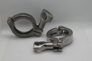 Tri-Clover Stainless Clamps, 1-1/2", Qty of 2 - Picture 1 of 2