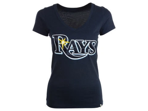 New MLB Women's 47 Brand Showtime V Neck T-Shirt Cover