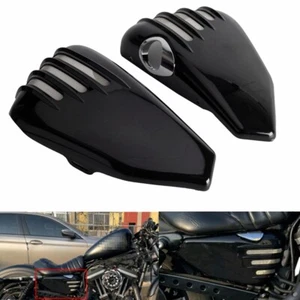Battery Side Fairing Cover For Harley Iron 883 Forty Eight Seventy Two Sportster - Foto 1 di 9