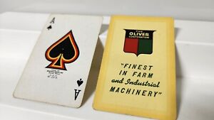 Vintage Oliver Tractor Playing Cards without Box