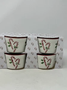 Neu Prima Design Zuckerstangen Stechpalme Weihnachten Keramik Auflaufförmchen - 4er Set - Neu im Karton selten - Bild 1 von 12