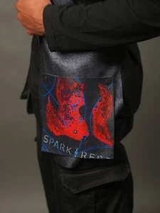 Unique Upcycled Leather Modular Vest, Unisex, One Size (S/L), Street Style - Picture 1 of 10