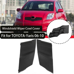 Para Toyota Yaris Vios 4 puertas 2008-10 limpiaparabrisas cubierta lateral embellecedor diestro + derecho, - Imagen 1 de 7
