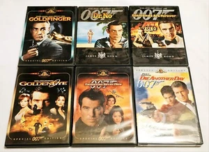 Goldfinger, Dr. No, Diamonds Are Forever, Die Another Day (Sealed), Goldeneye... - Picture 1 of 6