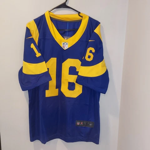 Stitched NFL On Field Los Angeles Rams # 16  Goff Nike Jersey Size Medium NWOT Cover