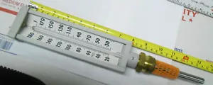 CG7321 WEISS THERMOMETER 8 ZOLL LANGES GESICHT NEUER ALTER BESTAND - Bild 1 von 3