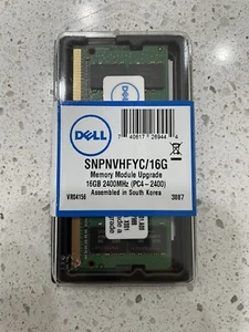 Dell 16GB SNPNVHFYC/16G  260-Pin DDR4 ECC Sodimm 2400MHz RAM Memory - Picture 1 of 2