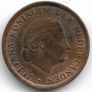 Netherlands 1 Cent 1967 KM# 180 & BONUS Coin - Picture 1 of 2