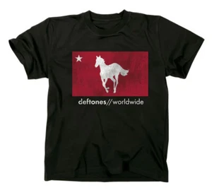 DEFTONES (Distressed White Pony) Men's T-Shirt - Picture 1 of 2