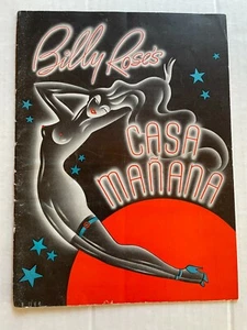 Programa de teatro de corista Casa Manana de Billy Rose 1939 - Imagen 1 de 11