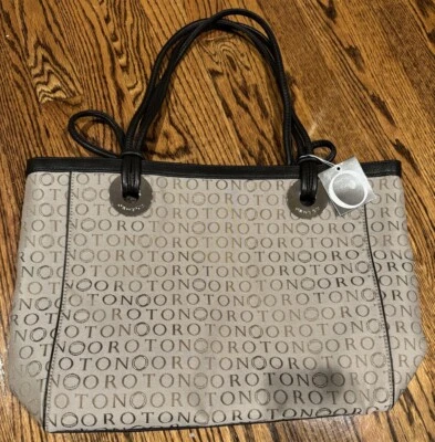 Bolso de Mano Grande OROTON Plantilla Bolso de Hombro Chocolate Taupe Jacquard Nuevo con Etiquetas LUJO Foto 1 de 4