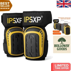 Professional Knee Pads for Work & Gardening - Thick Gel Cushion, Non-Slip Straps - Picture 1 of 15