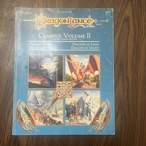 Dragonlance Classics Volume 2 by TSR Inc. 1993 Soft Cover. Highlighted - Picture 1 of 8