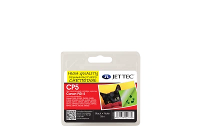 Jet Tec CP5 Replacement Canon PGI-5 black inkjet printer ink cartridges - Image 1 of 2